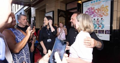 Osmonds mania as star mobbed at musical launch - and then sings in Crazy Horses finale