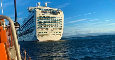 Emergency onboard Edinburgh bound mega cruise ship sparks RNLI response