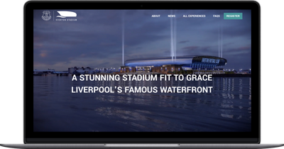 Everton new stadium website and logo launched