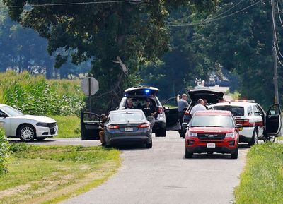 Dramatic shoot-out after armed man threatened FBI office in Ohio and led police on car chase