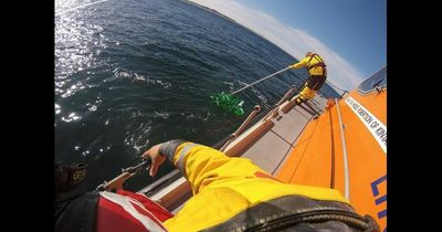 RNLI rescue Scots child drifting to sea on lilo
