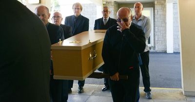 Johnny 'Mad Dog' Adair carries coffin of UDA best pal Sam 'Skelly' McCrory