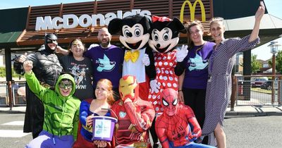 McDonald's Airdrie marks 25th birthday with fun day in aid of Lanarkshire hospice