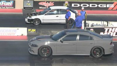 Civic Faces Hellcat, Camaro Vs Street Rod And More In Odd Drag Races