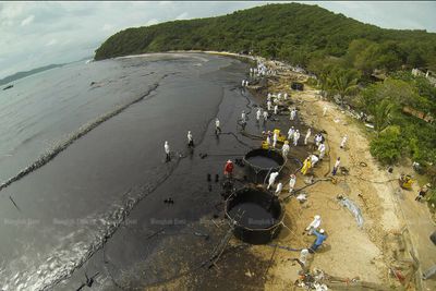 SPRC details oil spill payouts in Rayong