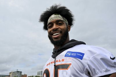 Bengals RB Chris Evans had a hilarious response to his odds of becoming Kim Kardashian’s next boyfriend