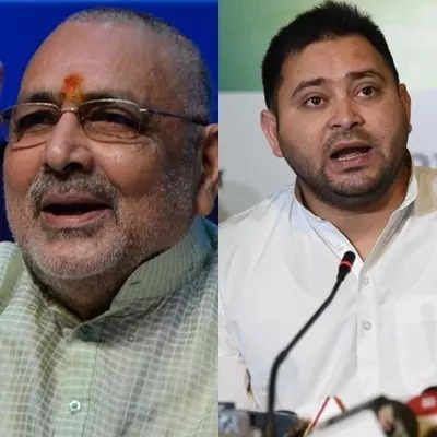 Bihar war of words: Giriraj Singh vs Tejashwi Yadav