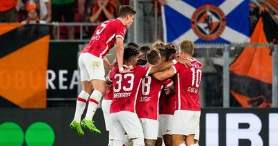 Dundee United suffer record-equalling European defeat for Scottish side against AZ Alkmaar