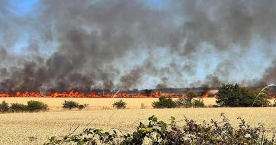 Scots wildfire 'frighteningly' near homes as firefighters tackle blaze for third day