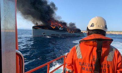 New £20m superyacht destroyed by fire weeks after delivery to owner