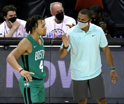 Celtics assistant Joe Mazzulla talks about being on Danny Ainge’s shortlist of candidates to coach the Jazz