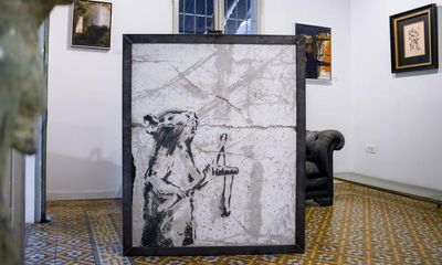 Lost Banksy piece sprayed in Palestine reappears in Tel Aviv gallery