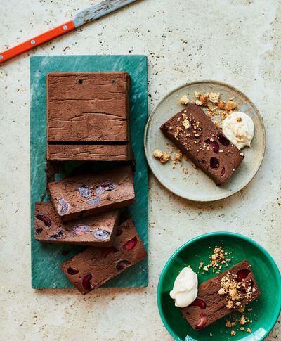 Ravneet Gill’s chocolate and cherry terrine recipe