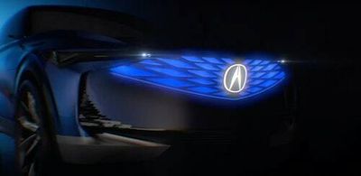 Acura’s new electric SUV concept teases flashy front grille