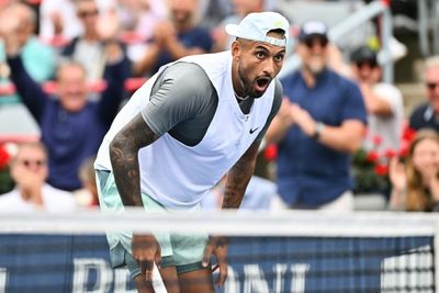 Battered Kyrgios hits his limit in Montreal loss