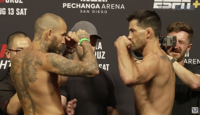 UFC on ESPN 41 video: Marlon Vera, Dominick Cruz intense at lone faceoff