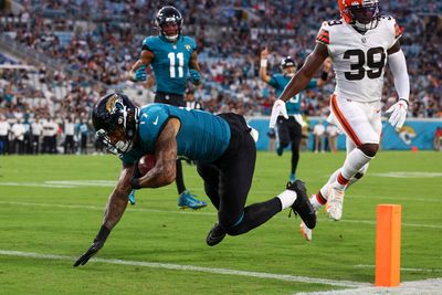 Watch: TE Evan Engram comes away with Jags first touchdown vs. Browns