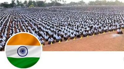 RSS changes profile pictures of its social media accounts to national flag