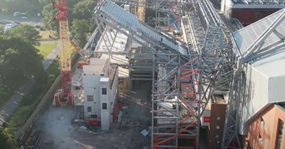 Stunning aerial footage shows Anfield expansion progress as Liverpool chief gives update