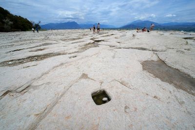 Italy's Lake Garda shrinks to near-historic low amid drought