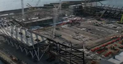 Stunning new footage of Everton stadium emerges after big Bramley-Moore update