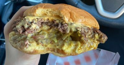 'I tried the burger from a Greater Manchester petrol station that's a hit on social media'