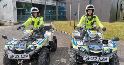 Quad bike cops report 19-year-old male for allegedly riding scrambler bike on Renfrewshire cycle path