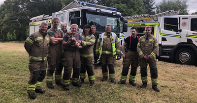 Scots fire crews save mini Jack Russell trapped down rabbit holes in dramatic rescue