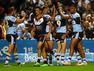 Sharks ruthless in NRL victory over Tigers