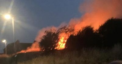Huge grass fires which threatened homes in South Bristol were started deliberately