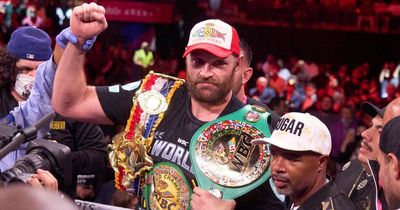 Tyson Fury gives up belt after announcing his retirement from boxing