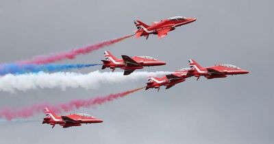 Red Arrows flying near Greater Manchester this weekend - where and when you can see them