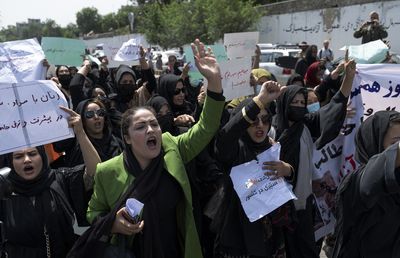 Taliban disperses Afghan women’s march for ‘work and freedom’