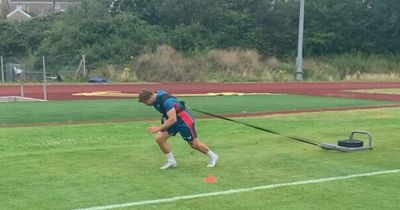 Leigh Halfpenny 'couldn't be happier' as he edges closer to making rugby return after awful injury