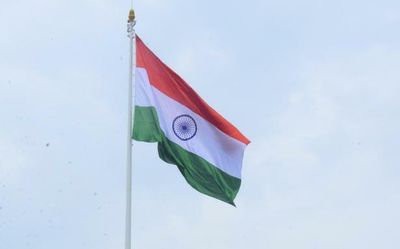 Tricolour hoisted on 150-foot tall pole in Srikakulam in Andhra Pradesh