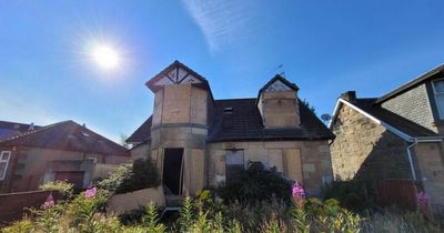 Fire-damaged house in north Glasgow up for auction with guide price of £85k