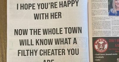 Jilted woman takes out full page newspaper ad exposing cheating boyfriend