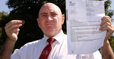 Security guard slams 'ridiculous' DWP for demanding he repay 2p owed from 3 years ago