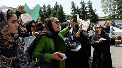 Taliban beat women protesting in Afghanistan as anniversary nears