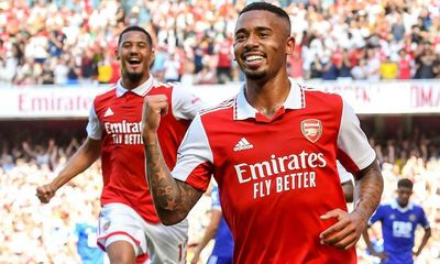 Gabriel Jesus brace helps Arsenal outgun Leicester in six-goal thriller