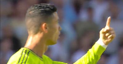 Cristiano Ronaldo's reaction to Man Utd conceding again says it all about his commitment
