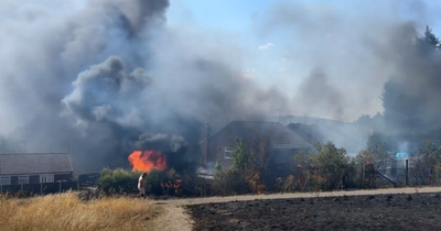 Appeal as homes evacuated and 'explosion warning' issued after large Mansfield fire