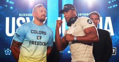Anthony Joshua makes Ukraine war claim in build-up to Oleksandr Usyk rematch