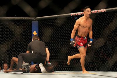 UFC on ESPN 41 video: Tyson Nam counters Ode Osbourne’s flying knee with nasty KO