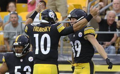 Watch Mitch Trubisky’s 1st TD as a Steeler