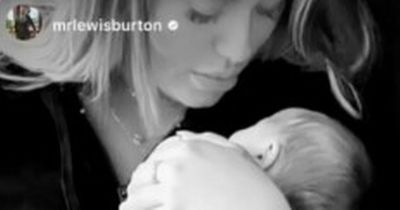 Lottie Tomlinson shares sweet snaps of herself and Lewis Burton cradling baby son
