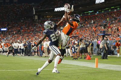 Ex-Broncos QB Kendall Hinton with stunning TD catch