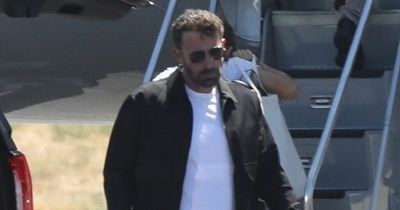 Ben Affleck looks glum as he prepares to jet off to celebrate 50th with wife Jennifer Lopez