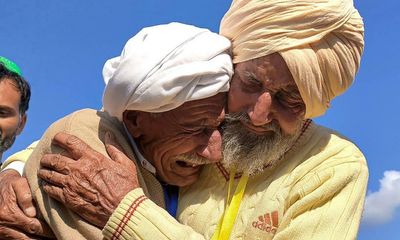 ‘Finally we are together’: partition’s broken families reunite after seven decades