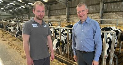 MSP visits farm in Strathaven to learn about challenges faced by dairy industry